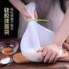 Bolsa de amasado de silicona para fideos, gruesa, de gran tamaño, para hornear en casa, artefacto para despertar fideos, almohadilla de amasado de grado alimenticio