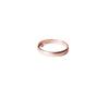 Anillo de cobre chapado interno de 16 mm al por mayor anillo anillo anillo soldadura anillo de hierro semiacabado para galvanoplastia