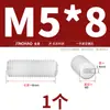 Tornillos Super para Máquina Dorados, Tornillos Plásticos Sin Cabeza, Tornillos de Fijación de Cabeza Plana, Tornillos de Fijación de Nylon, Tuercas, Arandelas M3M4