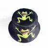 Sombrero de Pescador con Estampado Creativo de Rana para Comercio Exterior, Viajes al Aire Libre de Primavera y Verano, Sombrero para el Sol con Protección Solar para Hombres y Mujeres, Transfronterizo