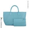 Bolso Tejido a Mano para Mujer, Bolso de Gran Capacidad Madre-Hija, Bolso de Mano, Bolso Casual, Estilo Europeo y Americano, Bandolera de un Solo Hombro, Versátil