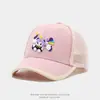 Nueva Gorra de Malla de Dibujos Animados de Comercio Exterior para Bebé de 2 Años, Gorra de Béisbol con Visera al por Mayor, Sombrero de Verano con Protección Solar para Niños