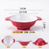 Tazones Especializados para Hot Pot Picante, Tazones Grandes, Tazones de Doble Asa, Tazones para Arroz y Fideos, Tazones para Fideos Caracol, Tazones Maocai para Uso Comercial, Vajilla de Melamina, Tazones para Fonderías