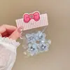 Pinzas para el Cabello de Flor con Malla de Color y Pedrería para Niños, Mini Pasadores para Niñas, Gomas para el Cabello de Bebé, Accesorios para el Cabello