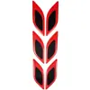 Pegatina Reflectante para Manija de Puerta de Coche con Patrón de Fibra de Carbono, Pegatina Decorativa Anti-golpes para Manija de Puerta y Espejo Retrovisor, Pegatina Decorativa para Rayones en la Pintura del Cuerpo