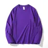 [10A Antibacteriano] Camiseta de Algodão de Fibra Longa de Xinjiang Peso Pesado Manga Longa Camisa Solta para Camadas Tendência 2025 Homens e Mulheres