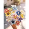 Flores de Cerâmica Jingdezhen Alta Temperatura Feitas à Mão Flores de Simulação Flores Preservadas Ornamentos Decorativos Vasos Buquês Presentes de Dia das Mães