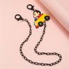 Preto Bonito Dos Desenhos Animados Máscara Cadeia Transfronteiriço Nova Moda 64 cm Cadeia de Óculos Acrílicos Simples à Prova de Pescoço para Crianças