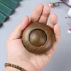 Auténtico grande sándalo verde argentino mango giratorio de una sola pieza placa de cuentas de transferencia de madera maciza jugar regalos creativos