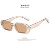 Gafas de Sol Ins para Mujer 2026 Estilo Coreano Modernas Negras Redondas para Rostro Redondo Estudiante Fiesta Rostro Grande Adelgazantes Estilo de Celebridad de Internet
