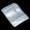 Sacos com Zíper Reutilizáveis Foscos Transparentes para Embalagem de Bebidas, Selagem de Lanches, Sacos para Armazenamento de Alimentos, Sachês para Chá