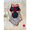 Traje de baño de una pieza estilo francés, estampado, para adelgazar, de competición, sin copas, de una sola capa, reversible para mujer