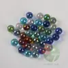90 Piezas 16mm bola de cristal transparente de colores 16mm canicas nacaradas 1.6cm damas cuentas redondas 500g