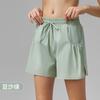 Novedad Primavera 2026 Pantalones Cortos Deportivos para Mujer Falsos de Dos Piezas Anti-Exposición Ropa de Yoga Pantalones Cortos de Entrenamiento para Maratón