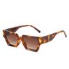 Gafas de Sol de Montura Cuadrada Estilo Europeo y Americano Gafas Cuadradas Simples de Color Contrastante Gafas de Sol Personalizadas con Remaches Transfronterizas