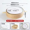 Conjunto Simples de Hot Pot Infantil com Meio Quilo de Carne, 0,4kg de Cozedores Especiais, Utensílios Tradicionais de Hot Pot, Conjunto de Pratos de Intestino de Pato e Carne Bovina