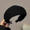 Diadema de Lana Tejida de Ala Ancha para Mujer Corea del Sur Diadema de Copa Craneal Alta para Salir Cara Mostrada Pequeñas Pinzas para el Cabello Prensadas para Lavar la Cara Paquetes de Cabello