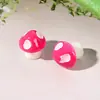 Ornamento de Cogumelo de Resina para Micro-Paisagem Joias DIY Acessórios de Brinquedo Decoração de Garrafa Oceânica Pequeno 10mm Suprimento Transfronteiriço