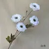 Flor artificial de loto romántico boda 4 peonías flor artificial decorativa al por mayor salón de bodas techo camino arreglo floral de guía