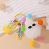 Cosas Bonitas y Feas Llavero Colgante Cochecito Bola de Carbón Pequeña Colgador DIY Elfo de Dibujos Animados Colgante de Felpa Accesorios para Bolsos