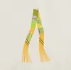 Bufanda con Borla Redonda 130*5 cm, Bufanda de Sarga de Seda Artificial, Cinta para el Cuello de Moda y Versátil, Lazo para Bolso