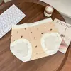 Ropa interior de algodón puro para mujer, estilo pastoral, de tiro medio, transpirable, refuerzo antibacteriano 10A, sin costuras, bragas tipo triángulo para niñas