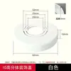 Grifo de ducha con válvula angular no desmontable, cubierta decorativa para cabezal de ducha, tubería de agua doméstica, cubierta de oposición para tubería de calefacción