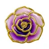 Gancho para Bolso Redondo con Forma de Rosa de Alta Rotación en Stock, Gancho Plegable para Mesa 3D, Gancho Navideño de Flor de Plástico