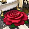 Alfombra de Piso de Terciopelo de Cristal Estéreo 3D de Plantas y Flores Transfronteriza, Decoración de Sala de Estar, Alfombrilla para Mesa de Café y Sofá, Manta Absorbente para Mesita de Noche de Dormitorio
