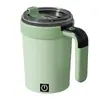 Novo Copo Magnético Automático de Mistura Inteligente com Medição de Temperatura Transfronteiriço, Copo de Café Portátil Elétrico, Copo de Milkshake, Garrafa Térmica Fitness