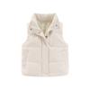 Chaleco de Invierno para Niño 2025 Nuevo Estilo Coreano Chaleco con Cremallera para Niños Ropa Exterior de Algodón Acolchado Grueso sin Mangas Chaqueta Acolchada
