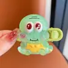 Pinza para el pelo de Patrick para niños 2024 Nuevo Dibujo Animado Bob Esponja Pinza para el pelo Pinza para flequillo Pinza de pico de pato Lateral No golpea el pelo