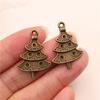 A1153 Fábrica de Joyería Yiwu Venta al por mayor 1.34g Adornos de Navidad Decoraciones para Colgar en el Árbol de Navidad Decoraciones para Tarjetas de Felicitación DIY