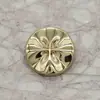 Botones Metálicos Redondos Plisados Casuales Cosidos a Mano para Trajes, Abrigos, Suéteres, Botones de Chaqueta de Hombres y Mujeres, Accesorios de Ropa