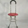 Directo de fábrica nuevo acero inoxidable muleta taburete para personas mayores bastón taburete salida bastón de escalada bastón taburete