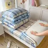 Juego de tres piezas de algodón 1370 al por mayor personalizado, juego de varias piezas para ropa de cama de dormitorio, funda de edredón de algodón, funda de almohada, juego de seis piezas para dormitorio de estudiante
