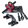 Conjunto Combinado de Roda Abdominal e Suporte para Flexão Fornecimento para Comércio Exterior Equipamento de Treino com Roda Abdominal e Pegada de Esponja