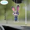 Impresión Plana 2D Animales Locos 2 Imán para Refrigerador Nick Judy Llavero Acrílico Mochila Colgante Lindo