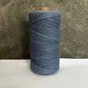 En Stock Cuerda de Algodón de Colores de 3 mm de Tres Hilos Cuerda Pura de Algodón para Tejido de Tapicería Rollos de 100.1 m de Cuerda para Manualidades Hechas a Mano