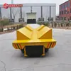 Carrito Móvil Recargable para Transporte en Taller sobre Rieles para Tubos de Acero y Barras de Aluminio, Carrito Plano con Marco en V y Rieles Desmontables
