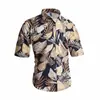 Camisa de Playa de Verano para Hombre con Estampado Hawaiano de Manga Corta Floral para Niños, Transfronteriza AliExpress Amazon Europa y América
