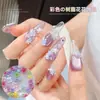 Mini Flor Colorida de Cinco Pétalas Joias para Nail Art Tamanho Misto Flor Ovo Estéreo Resina Diamante para Unha Decoração Atacado