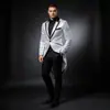Colección de otoño e invierno para hombres europeos y americanos: vestido de noche con adornos de lentejuelas, esmoquin y traje de hombre con solapa, modelo XZ31