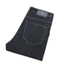 Pantalones Cortos de Mezclilla Finos Casuales para Hombres Jóvenes Verano 2024 Nuevos de Color Sólido Elásticos Rectos de Longitud Media Moda Dropshipping