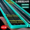 40 Piezas de Anzuelos Dobles de Línea Corta Toray Importados Atados a Mano con Mangas Doradas, Anzuelos para Peces Marinos Dorados Izu con Mangas de Púa para Evitar Enredos