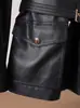 Chaqueta de Cuero Haining de Lujo Ligero Transfronteriza para Mujer, Estilo de Alta Gama para Figuras Pequeñas, Nuevo Modelo Primavera 2026, Gabardina Corta de Piel de Cordero