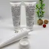 Embalagem Cosmética Personalizada em Tubo Macio de PE com Processo de Hot Stamping, Frasco Tubo Macio com Boca Rosqueável, Frasco Dosador de Amostra para Protetor Solar