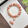 Precio al por Mayor Popular Salsa de Ciruela Negra Cuentas Redondas Pulsera Bodhi Estilo Nacional Doble Círculo de Mano Versátil Disco Cuentas de Buda para Jugar Pulsera