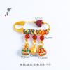 Jin Yan no se ha desvanecido en mucho tiempo.. Vietnam Sha Jin Tragar Bestia Dorada Familia de Tres Colgantes Pines Pulsera Cuentas para Transferencia de la Suerte Mujeres