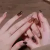 Unhas Usáveis Sexy Flash Personalizadas, Unhas Postiças de Alto Padrão, Adesivos de Nail Art Usáveis Gelo-Transparente, Adesivos de Nail Art Mais Vendidos, Produtos Acabados
